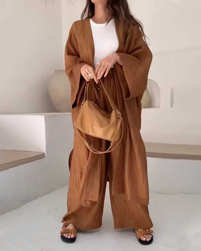 Women's Ensemble – Fluid Long Cardigan