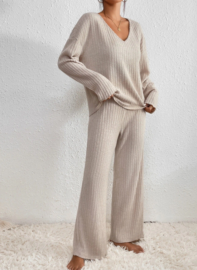 Sophie – Elegant and comfortable ribbed knit set