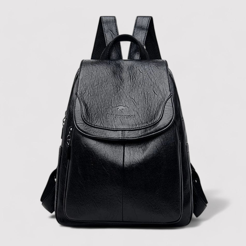 Lena Elegant Premium Leather Secure Backpack