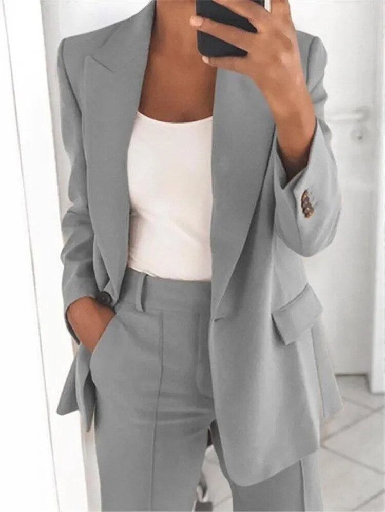 Sophie elegant wide-leg high-waisted pants