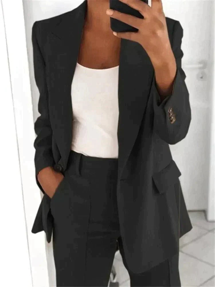 Sophie elegant wide-leg high-waisted pants