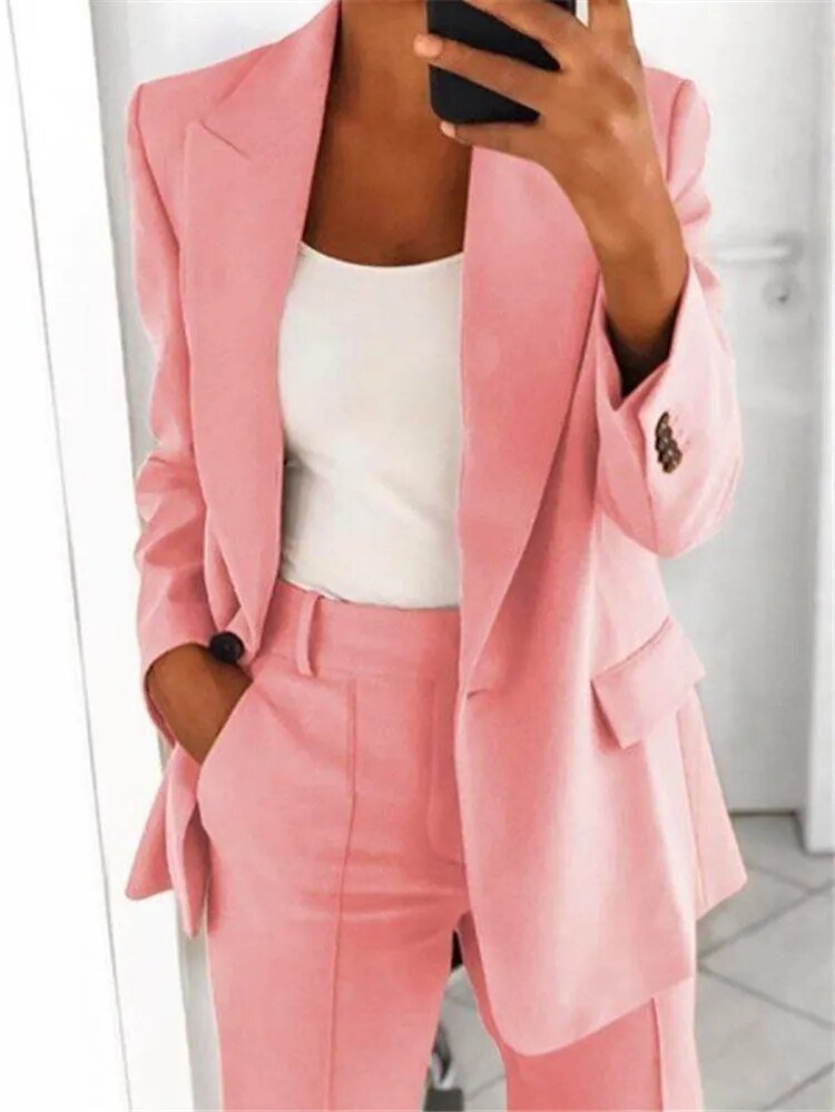 Sophie elegant wide-leg high-waisted pants