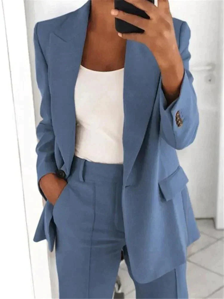Sophie elegant wide-leg high-waisted pants