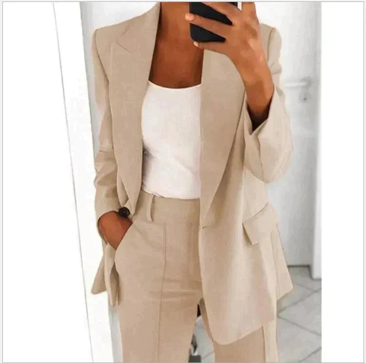 Sophie elegant wide-leg high-waisted pants