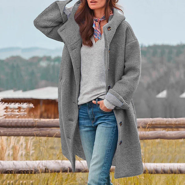 Emma – Elegant Double-Breasted Mixed Wool Coat