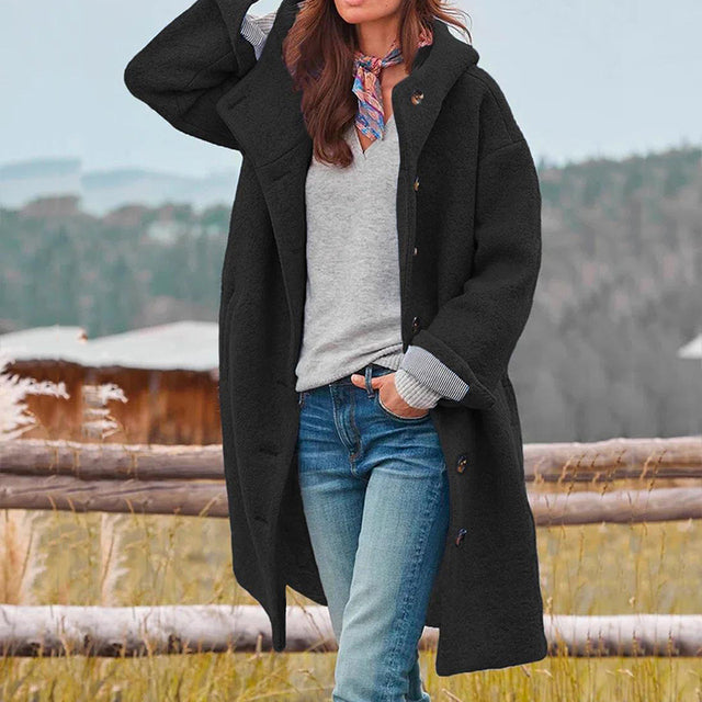 Emma – Elegant Double-Breasted Mixed Wool Coat