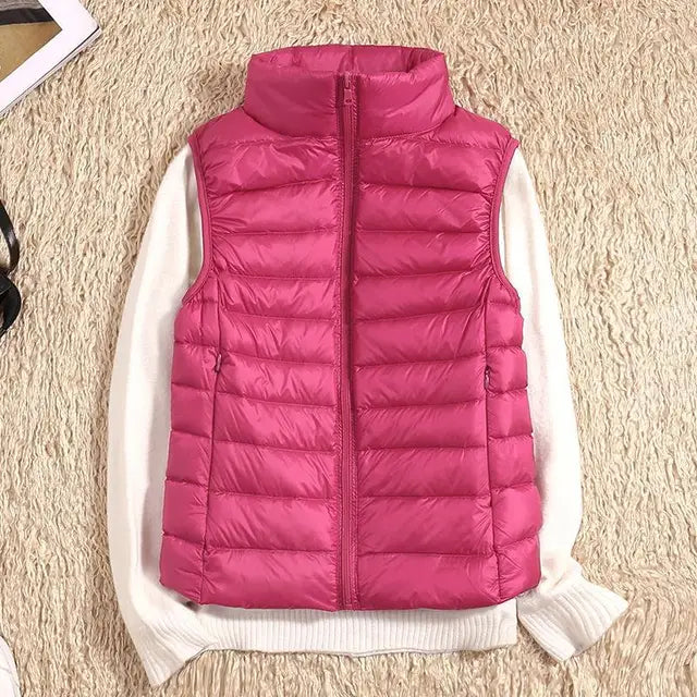 Léa – Ultra comfortable lightweight sleeveless down jacket