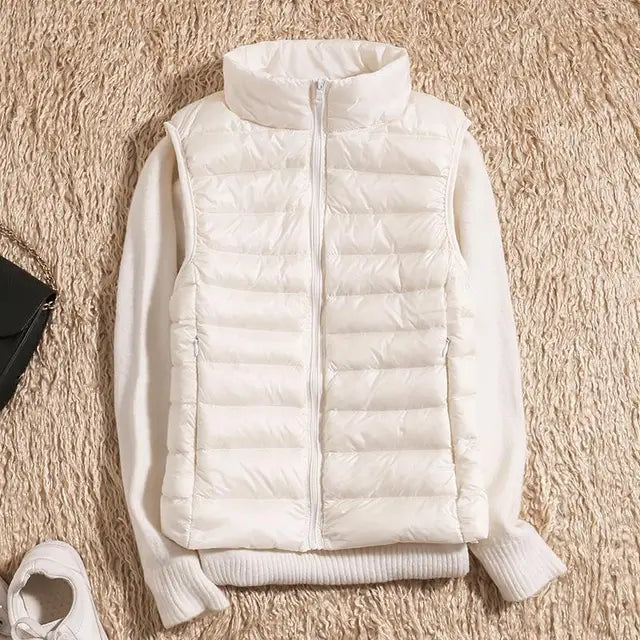 Léa – Ultra comfortable lightweight sleeveless down jacket