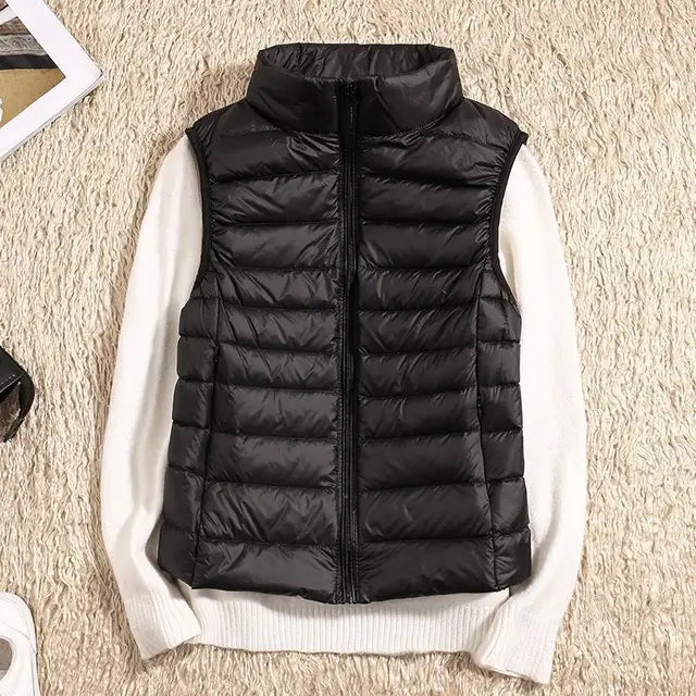 Léa – Ultra comfortable lightweight sleeveless down jacket