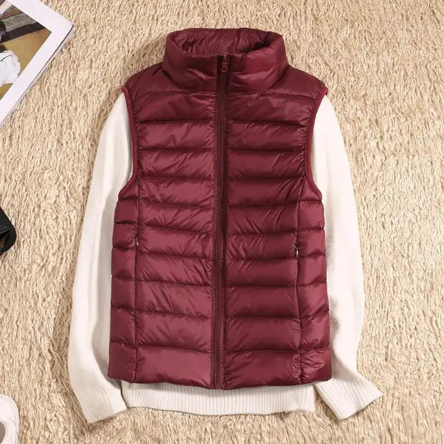 Léa – Ultra comfortable lightweight sleeveless down jacket