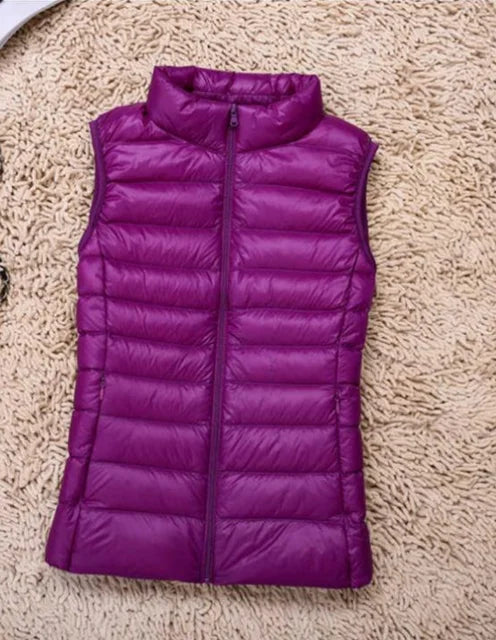 Léa – Ultra comfortable lightweight sleeveless down jacket