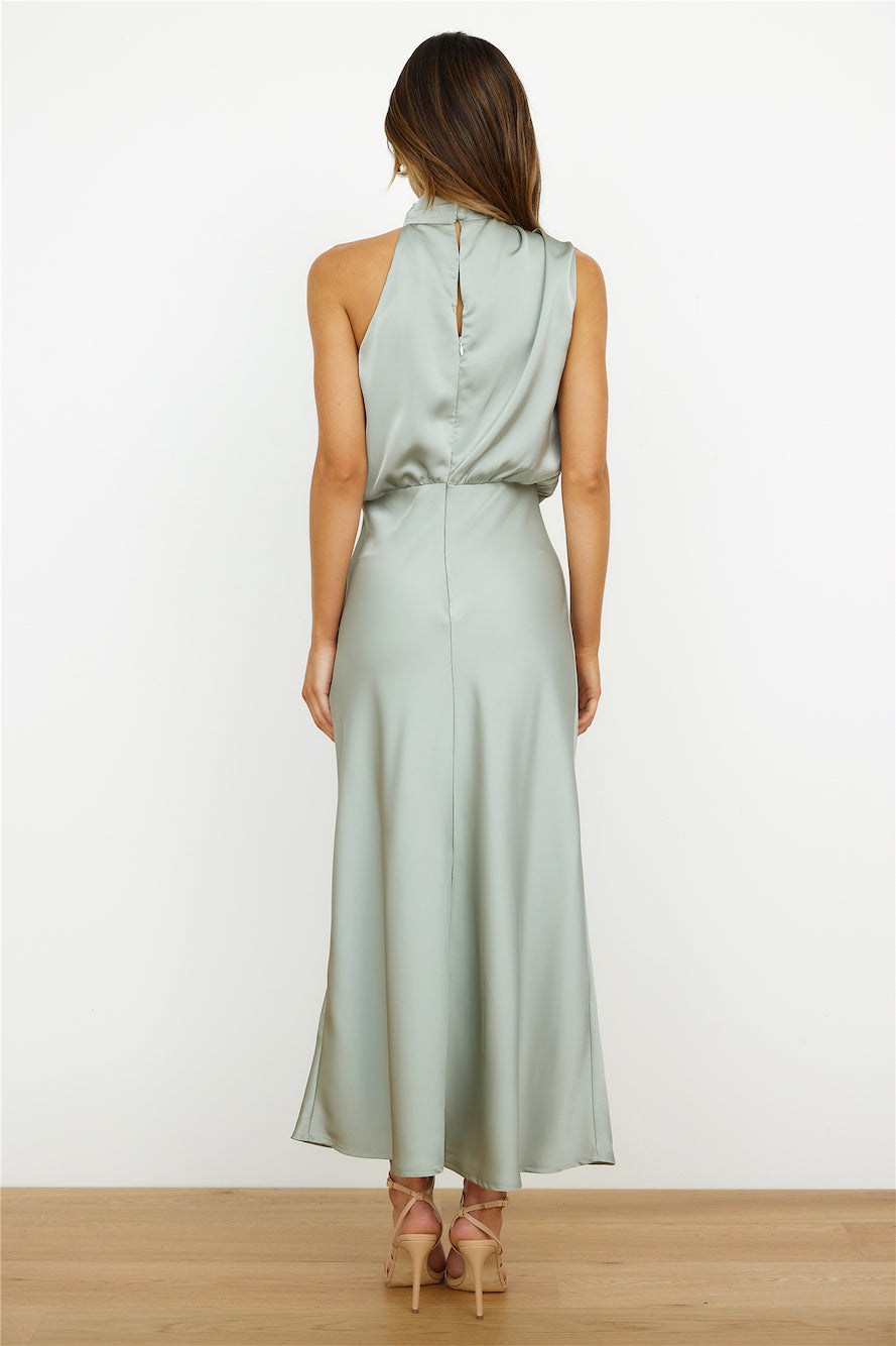 Léa | Elegant Midi Dress with Asymmetrical Neckline
