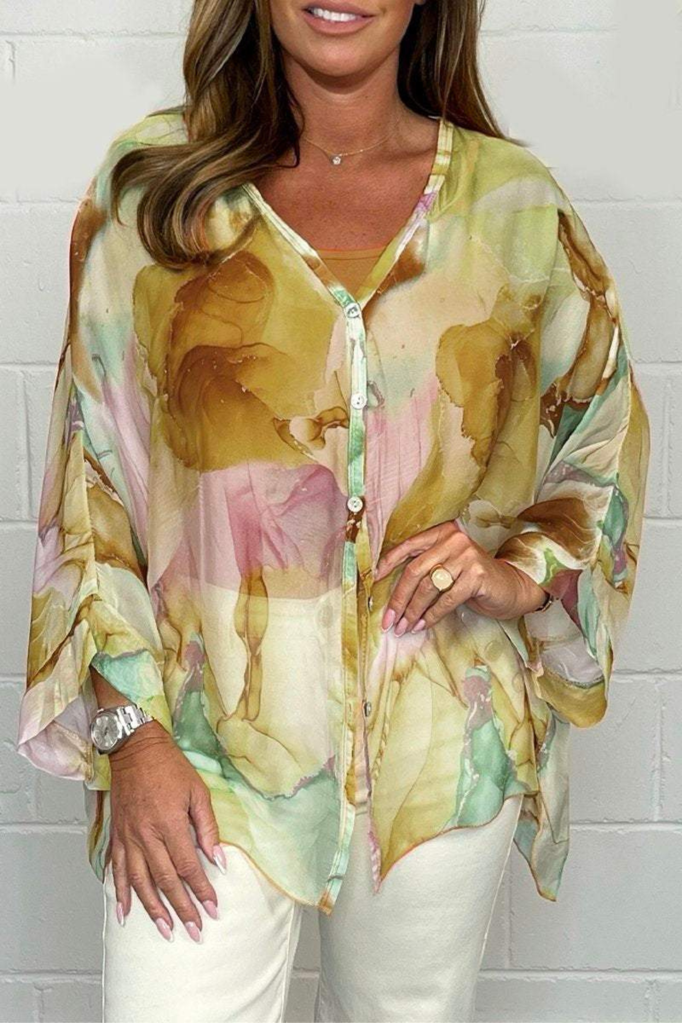 Women's Blouse - Loose Long Sleeves