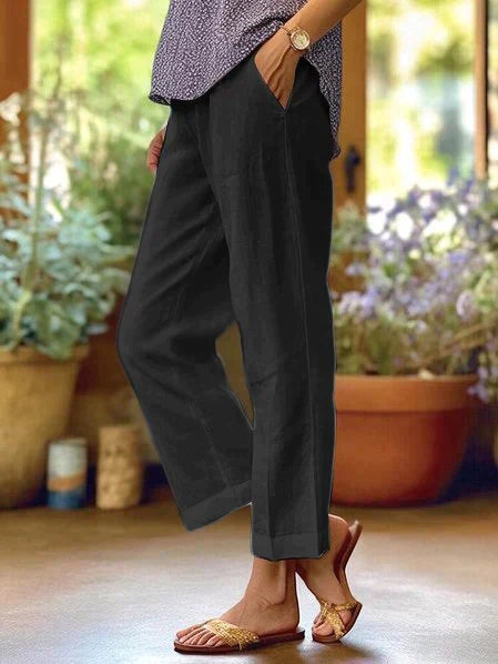 Women's Casual Pants - Side Pockets