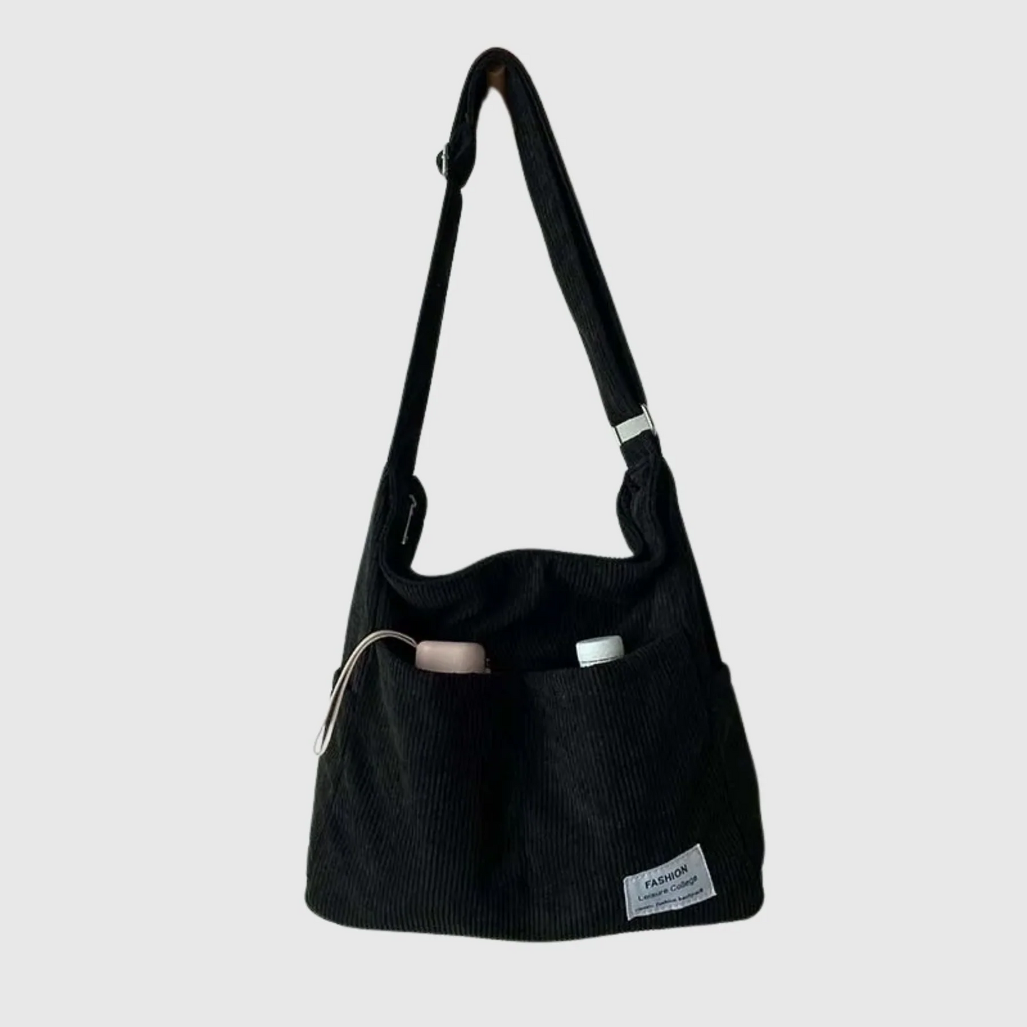 Sophie – Elegant Corduroy Shoulder Bag