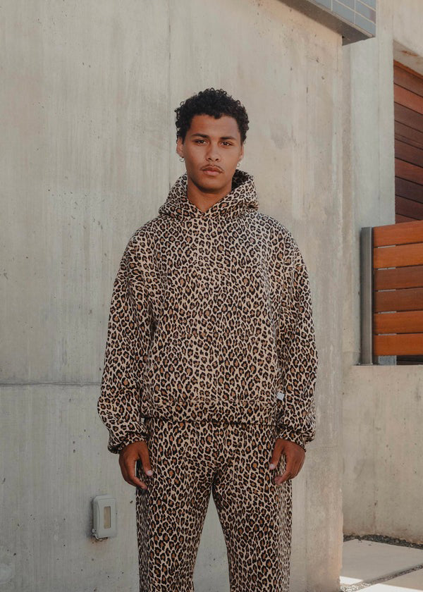 Women's Leopard Set - Hoodie and Pants