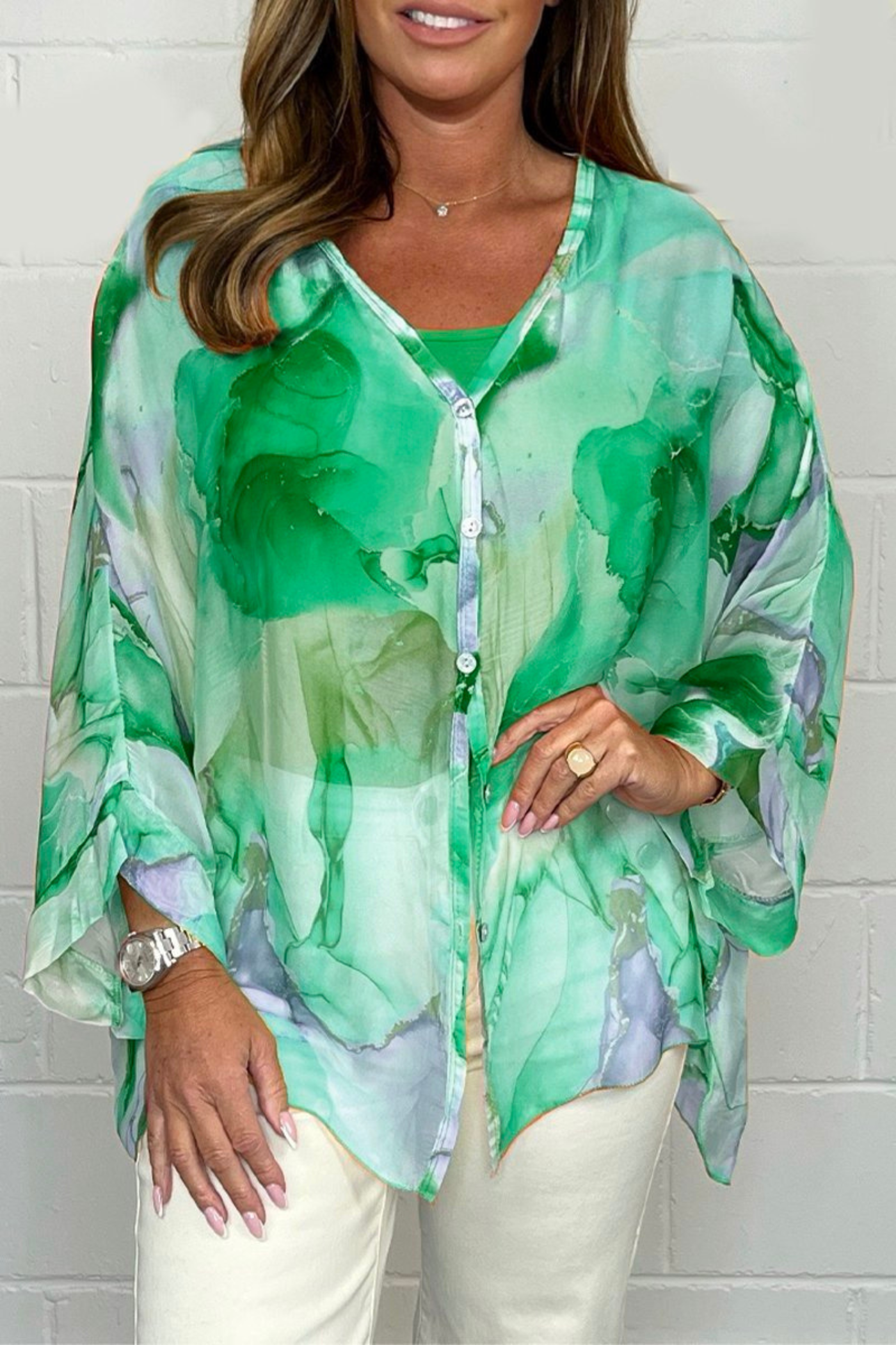 Women's Blouse - Loose Long Sleeves