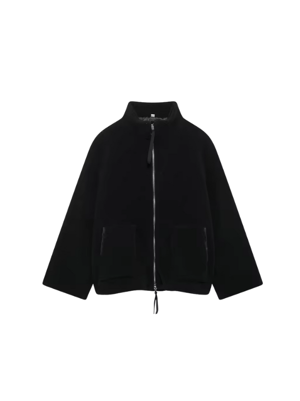 Sophie – Soft sherpa fleece jacket elegant and comfortable