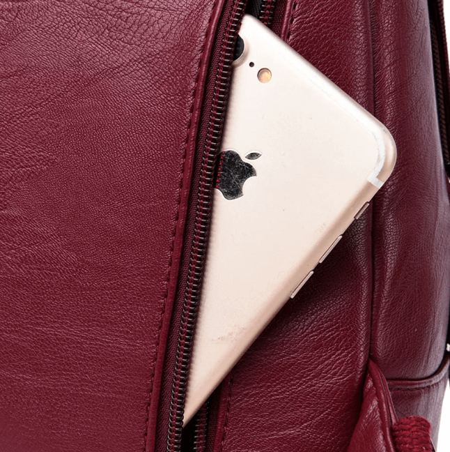 Elegant and Soft Leather Backpack