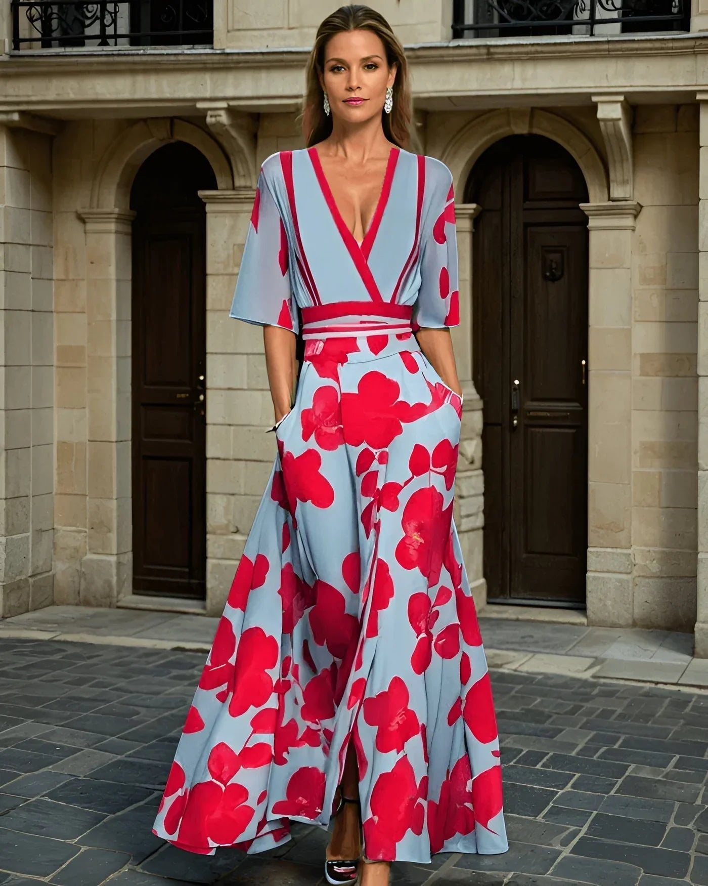 Sophie Élégante Robe Longue