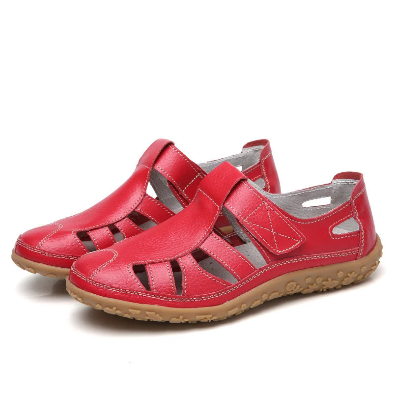 Sophie – Elegant orthopedic non-slip sandals in breathable leather