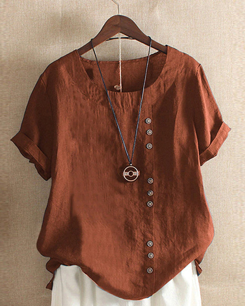 Emma Soft and Breathable Cotton Blouse