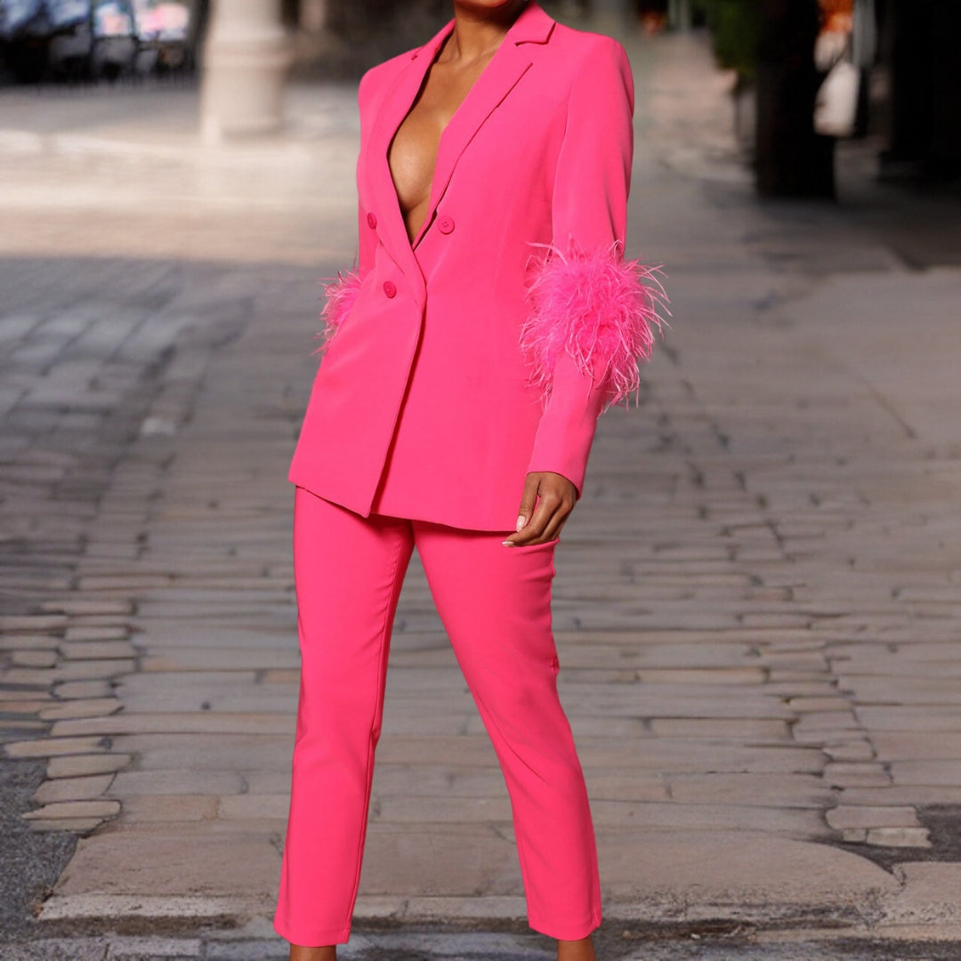 high-end two-piece costume