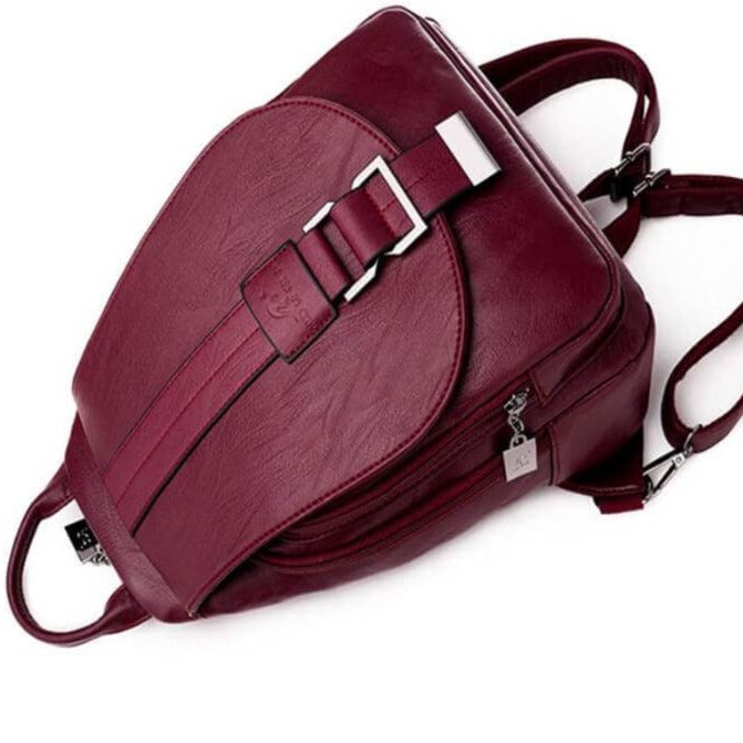 Elegant and Soft Leather Backpack