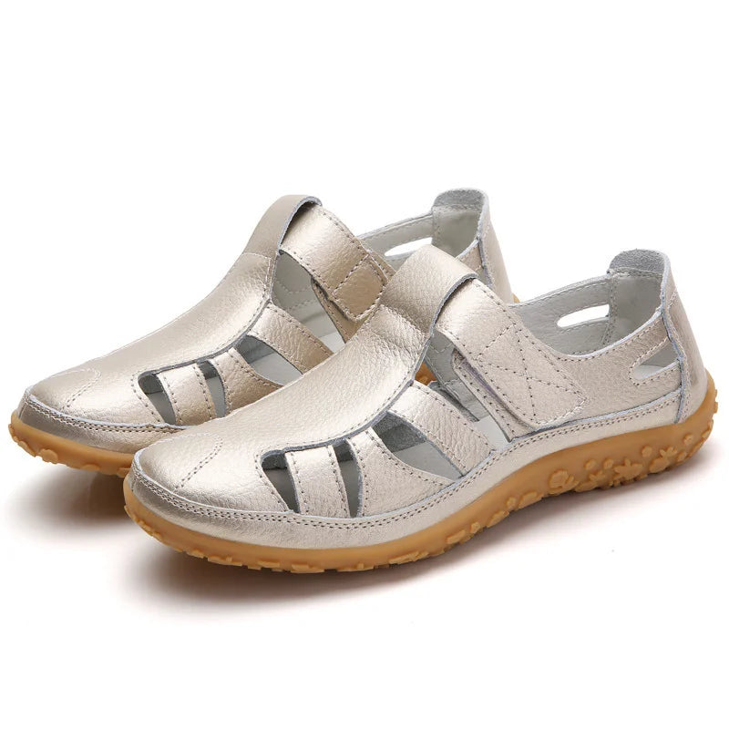 Sophie – Elegant orthopedic non-slip sandals in breathable leather