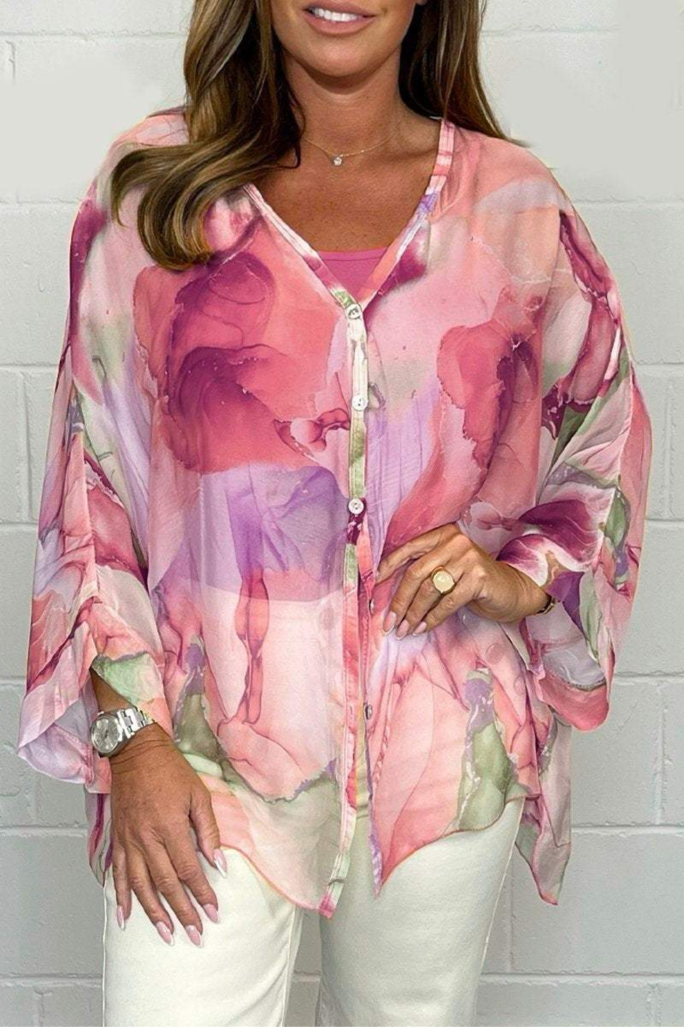 Women's Blouse - Loose Long Sleeves