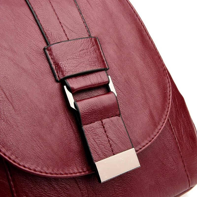 Elegant and Soft Leather Backpack