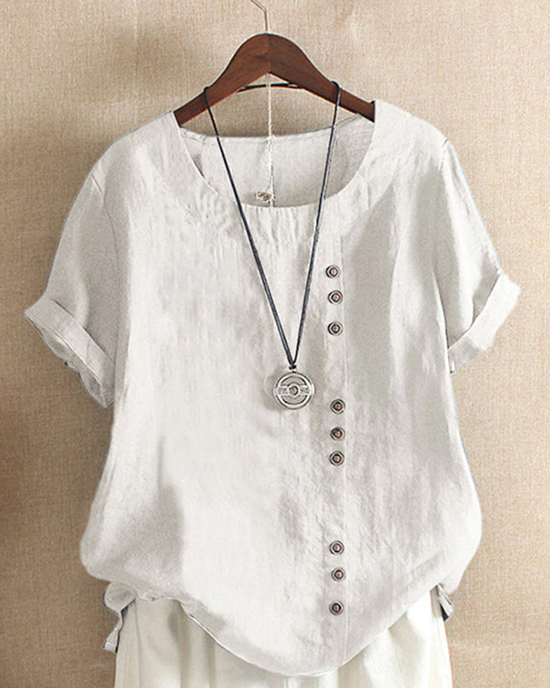 Emma Soft and Breathable Cotton Blouse