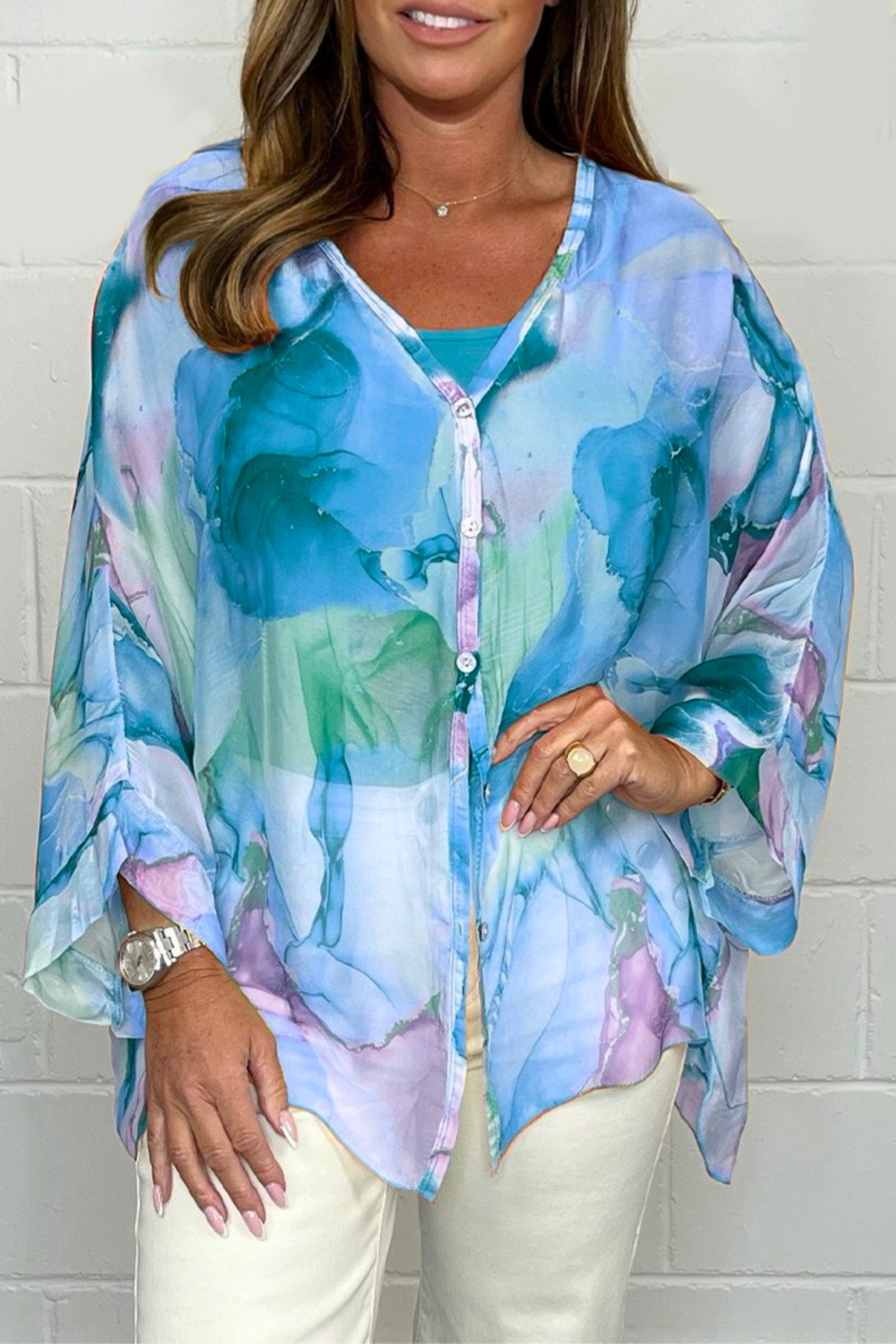 Women's Blouse - Loose Long Sleeves