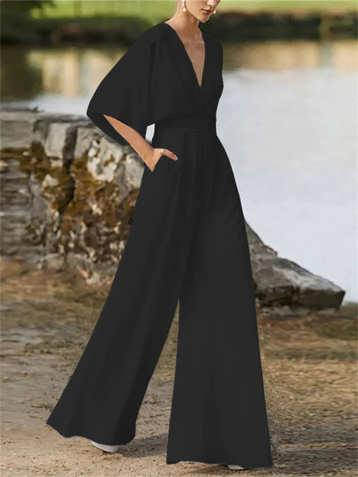 Sophie – Elegant and soft jumpsuit in fluid fabric