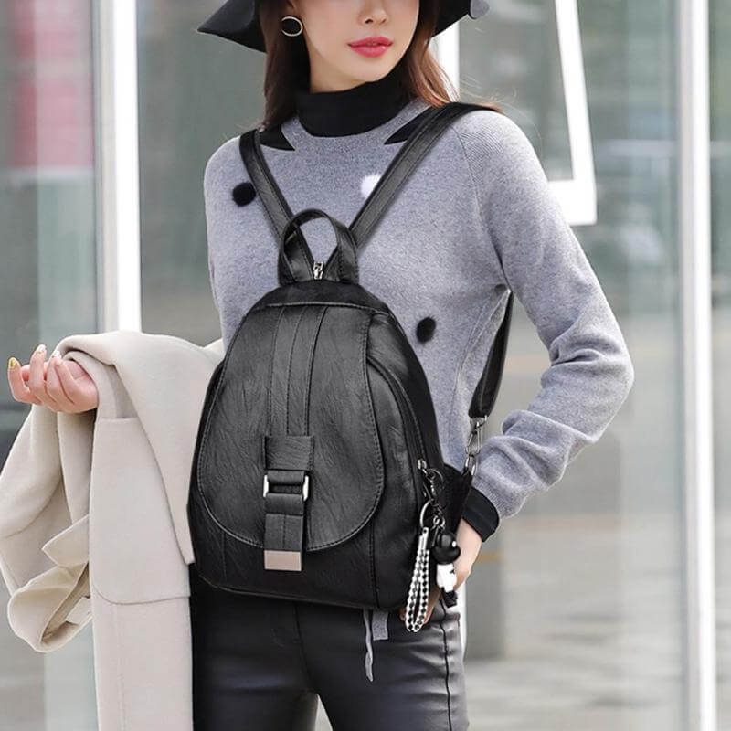 Elegant and Soft Leather Backpack
