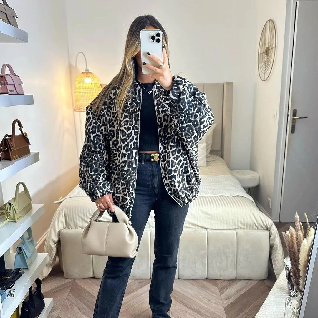 Women's Leopard Jacket