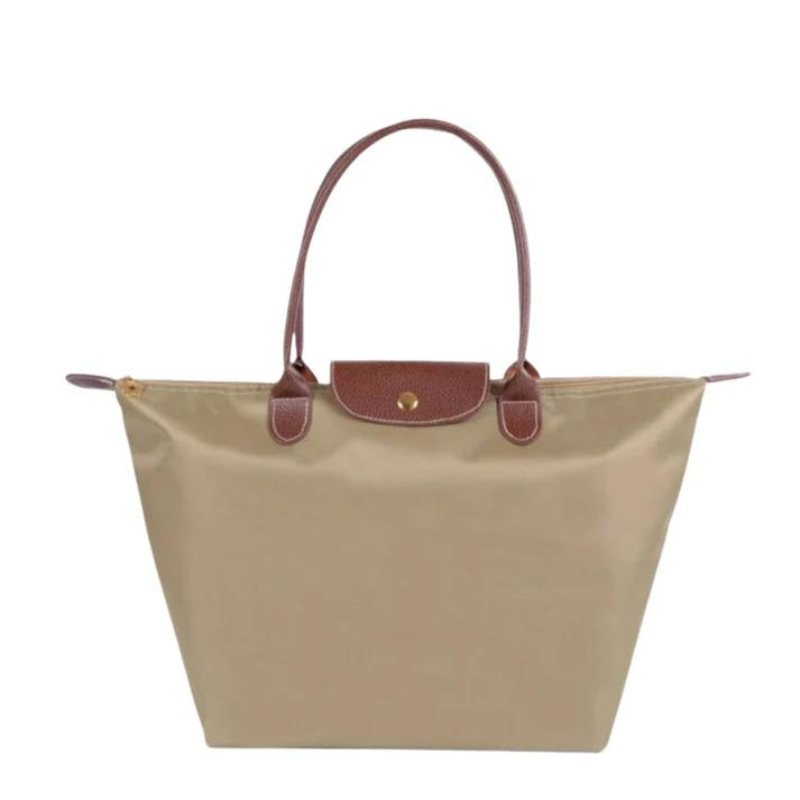 Emma – Elegant Tote Bag in durable fabric and leather handles