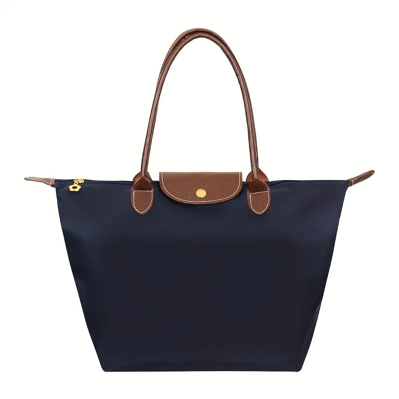 Emma – Elegant Tote Bag in durable fabric and leather handles