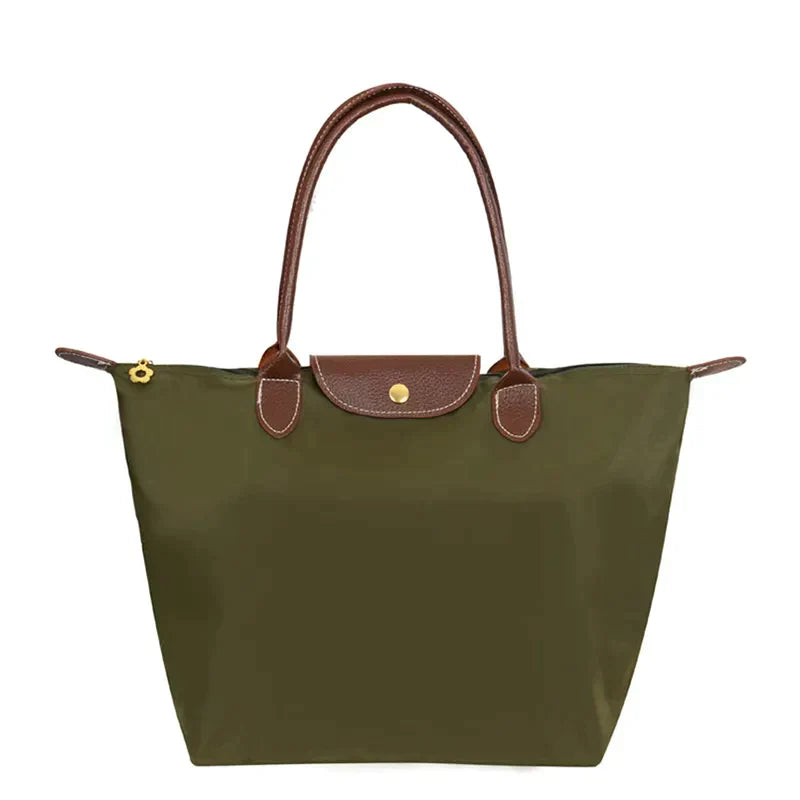 Emma – Elegant Tote Bag in durable fabric and leather handles