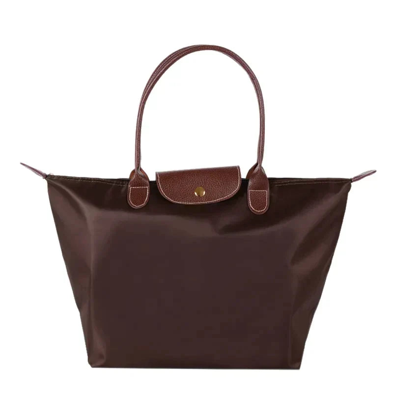 Emma – Elegant Tote Bag in durable fabric and leather handles