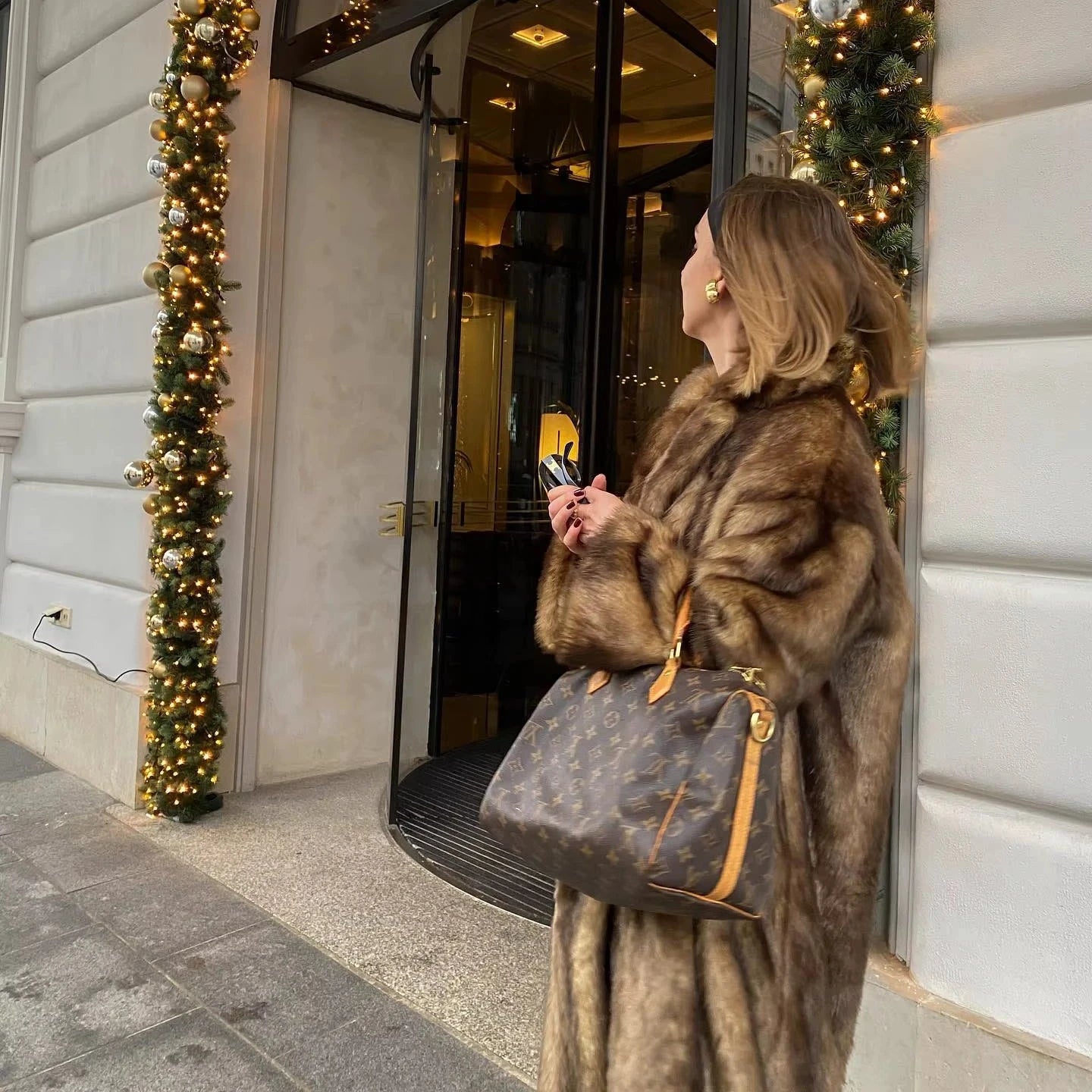 Long Faux Fur Coat