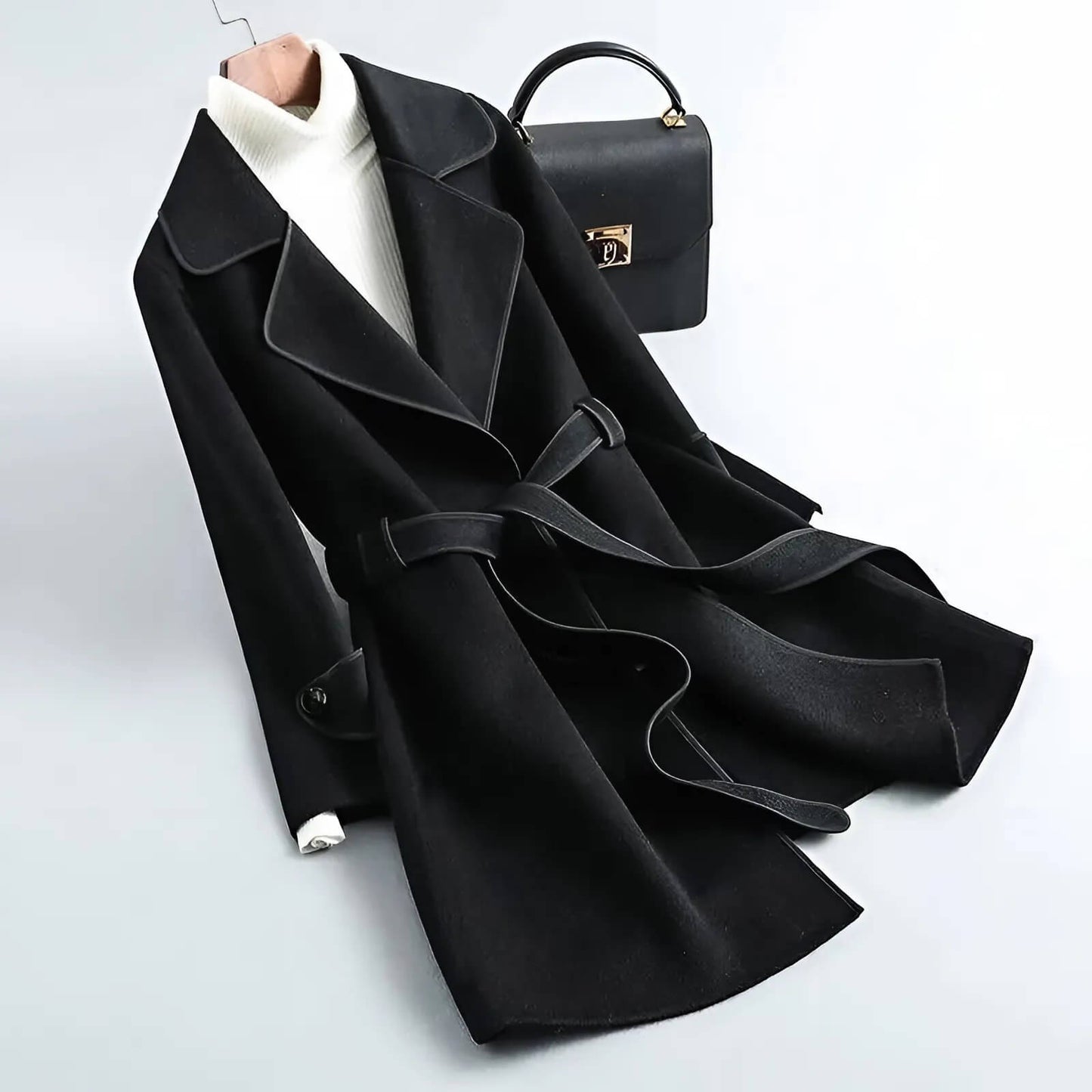 Emma Elegant Coat in Premium Wool