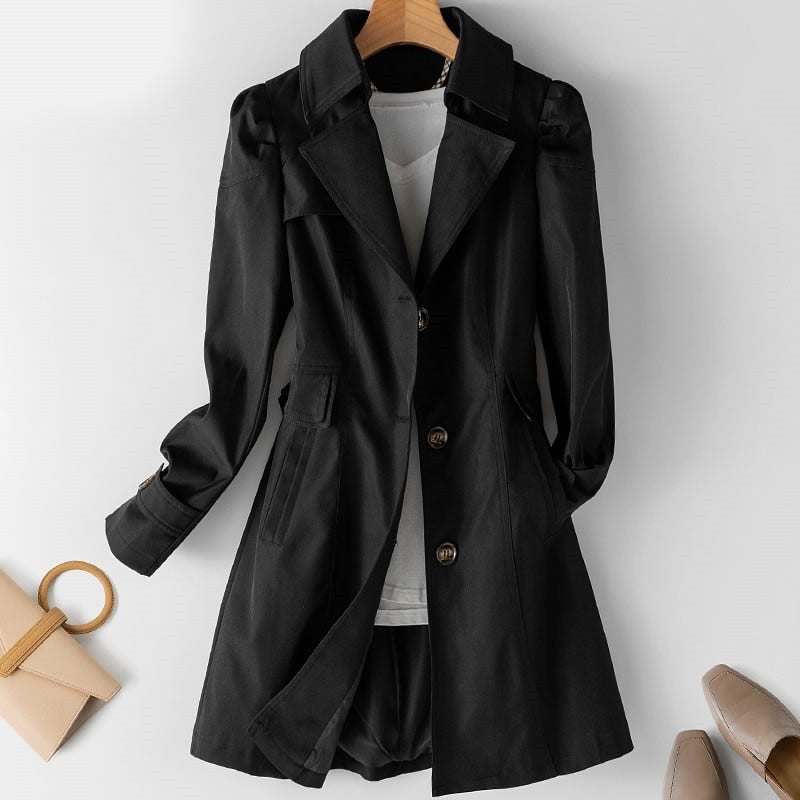 Léa Refined Lightweight Water-Repellent Trench Coat