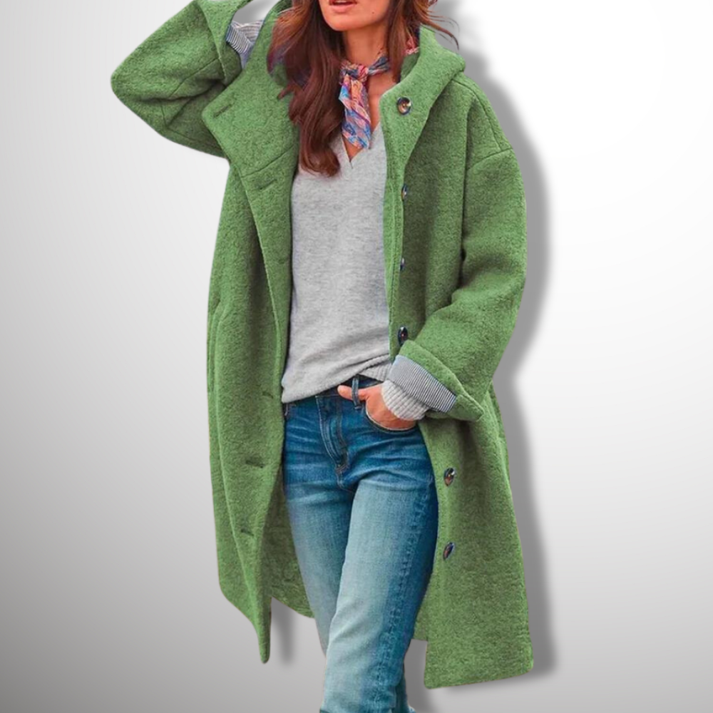 Emma – Elegant Double-Breasted Mixed Wool Coat