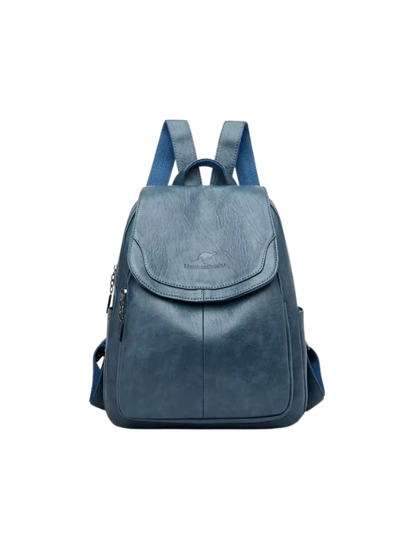 Clara Elegant Backpack in Faux Leather with RFID Protection