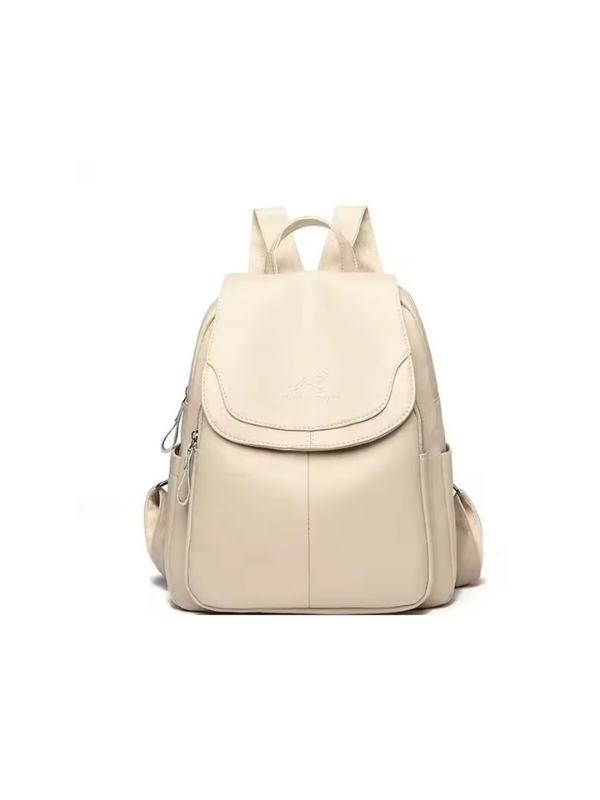 Clara Elegant Backpack in Faux Leather with RFID Protection