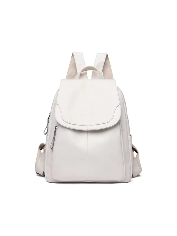 Clara Elegant Backpack in Faux Leather with RFID Protection