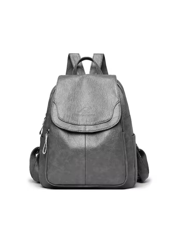 Clara Elegant Backpack in Faux Leather with RFID Protection