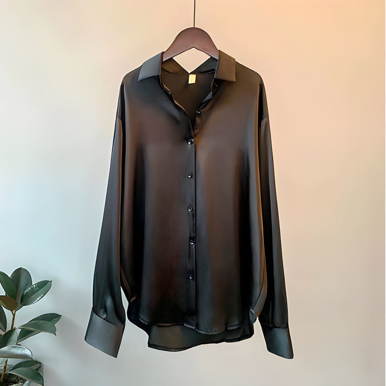Women's Blouse – Long Sleeves – Elegant Cuff Buttons