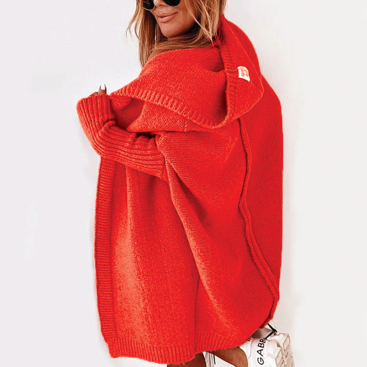 Emma – Soft knitted cardigan with hood